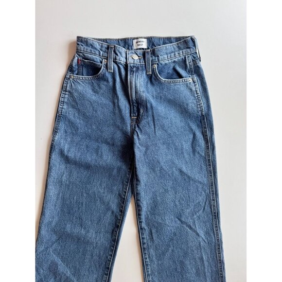 Aritzia SUNDAY BEST Jupiter 90's Medium Blue High Rise Wide Leg Jeans, Size 2 - Picture 2 of 16